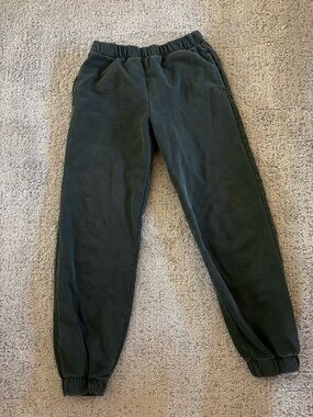 Brandy Melville Olive Green Sweatpants